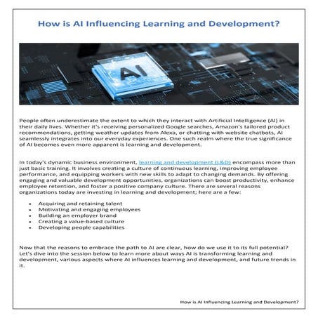 How AI Is Redefining Corporate Upskilling in 2026 and Beyond | PDF