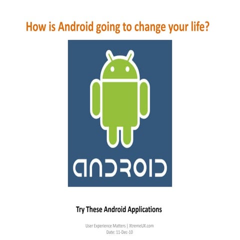 Top android apps | PPTX