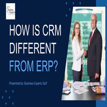 How Is CRM Different From ERP?