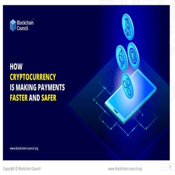 How Is Cryptocurrency Making Payments Faster And Safer 