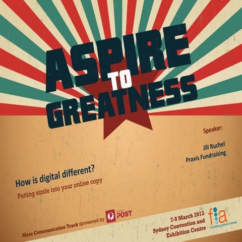 How is digital different? putting sizzle into your online copy