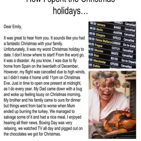 How I spent the Christmas Holidays...