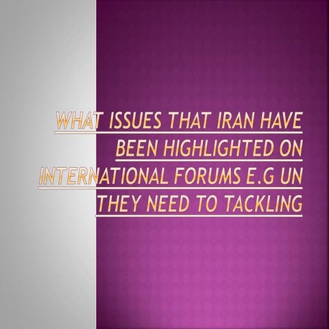 America-Iran Tensions ( Best & Easy Presentation )