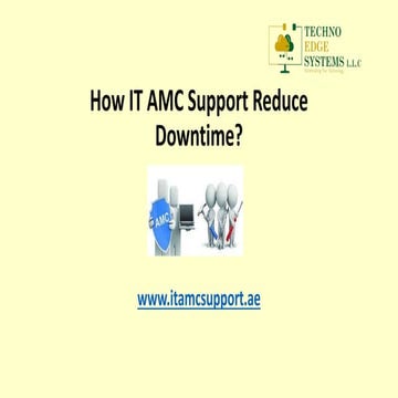 How IT AMC Support Reduce Downtime?