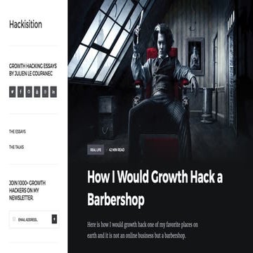 How I Would Growth Hack a Barbershop
