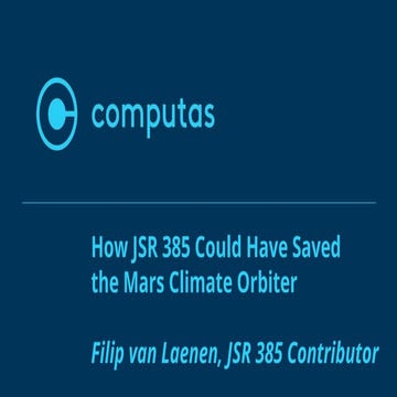 How JSR-385 Could Have Saved the Mars Climate Orbiter
