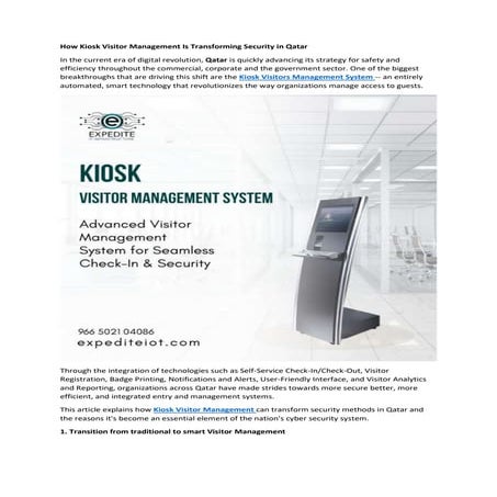 How Kiosk Visitor Management Is Transforming Security in Qatar.pdf