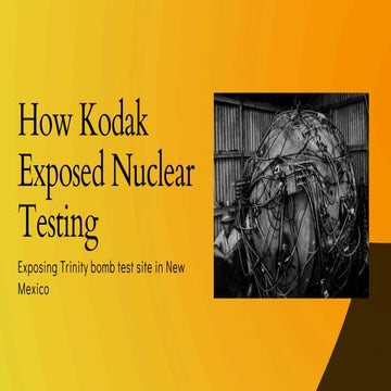 How Kodak Uncovered Nuclear Testing Through Film Fogging and Radiation ...