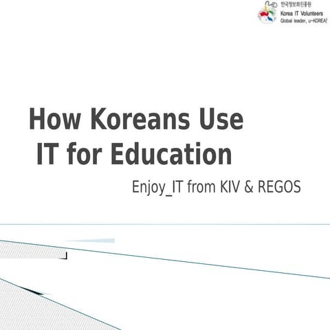 How korean students use IT for study