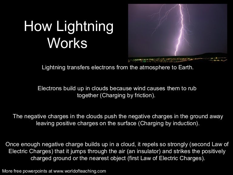 How lightning works