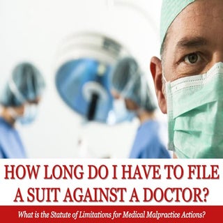How Long Do I Have to File a Suit A...
