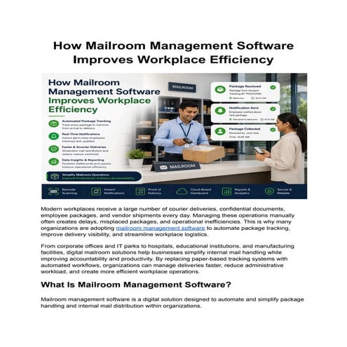 How Mailroom Management Software Improves Workplace Efficiency.pdf