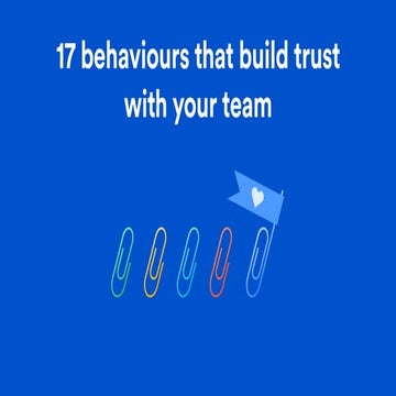 17 ways managers build trust with their teams