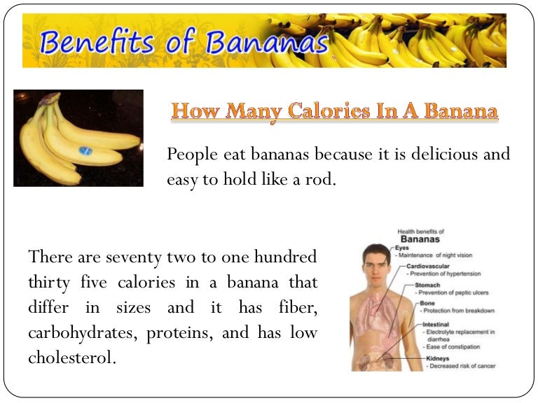 How many calories in a banana
