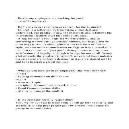 · How many employees are working for youtotal of 5 employees  .docx