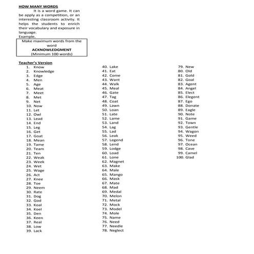 How many words | DOCX