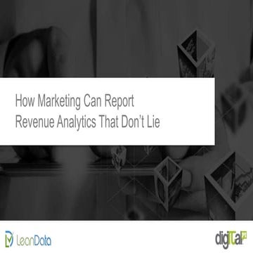 How marketing can report revenue analytics that don’t lie