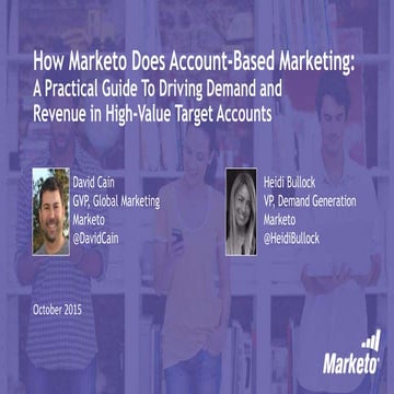 Account-Based Marketing 101: A Marketo Case Study