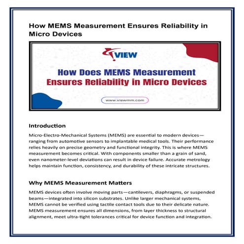 How MEMS Measurement Ensures Reliability in Micro Devices.pdf