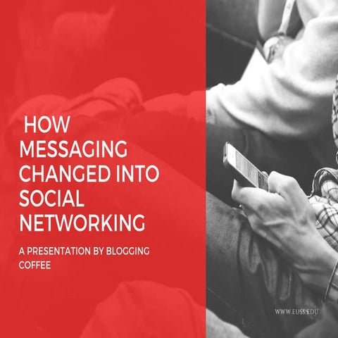 How messaging changed into social networking ?