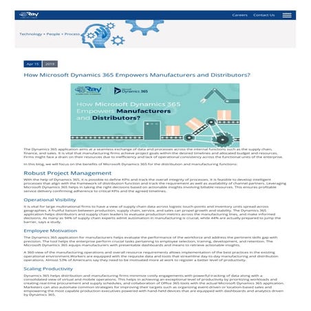 How Microsoft Dynamics 365 Empowers Manufacturers and Distributors?