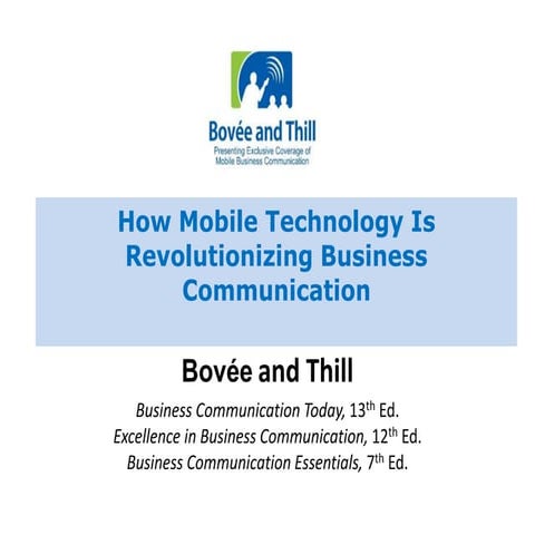 How Mobile Technology Is Revolutionizing Business Communication