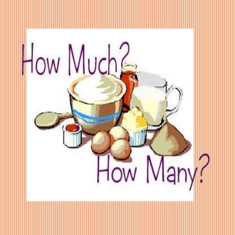 How much and many | PPTX