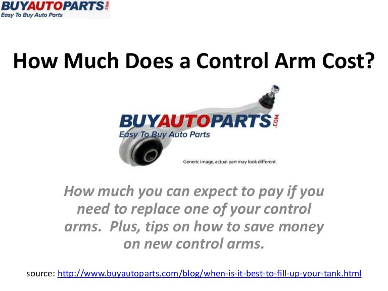 How much does a control arm cost?