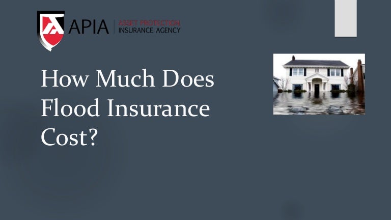 How much does flood insurance cost How much does flood insurance cost