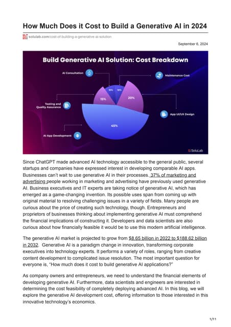 How Much Does it Cost to Build a Generative AI in 2024.pdf