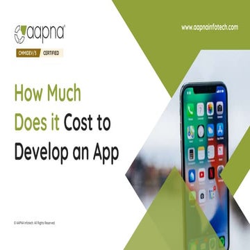 How Much Does it Cost to Develop an App