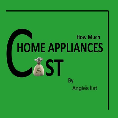 How Much Does Home Appliance Cost