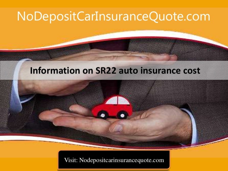 How much sr22 auto insurance costs