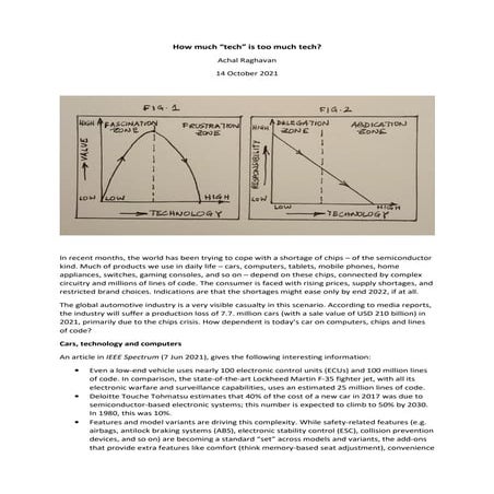 How much "tech" is too much tech?