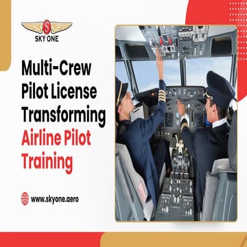Sky One | Multi-Crew Pilot License & Airline Training | PDF
