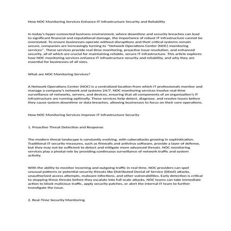 Network Security Monitoring A Crucial Layer of Cyber Defense | PDF