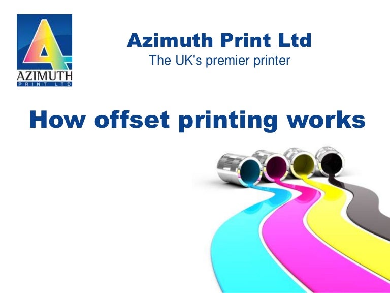 How offset printing works