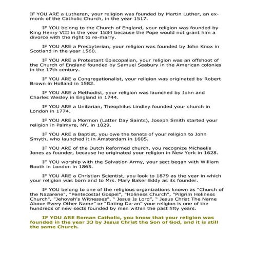 How Old Is Your Church