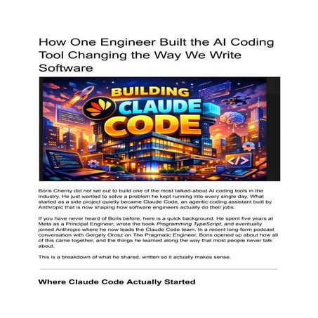 How One Engineer Built the AI Coding Tool Changing the Way We Write ...