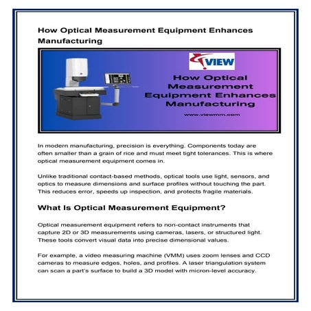 How Optical Measurement Equipment Enhances Manufacturing.pdf