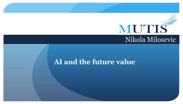 AI an the future of society