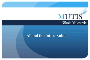 AI an the future of society