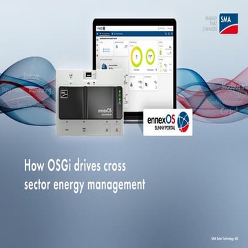 How OSGi drives cross-sector energy management - Jörn Tümmler (SMA Solar Tech...