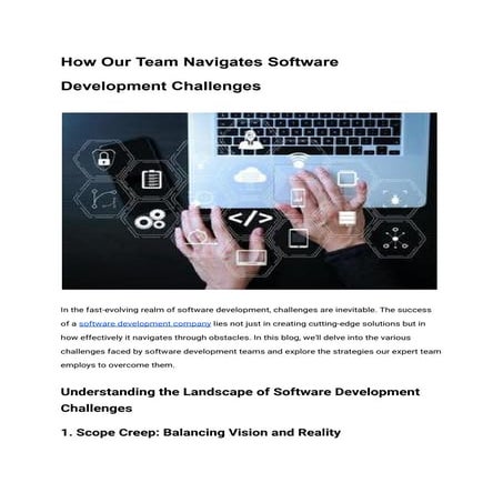 How Our Team Navigates Software Development Challenges.pdf