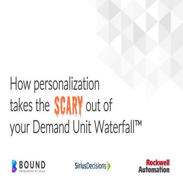 How personalization takes the scary out of your demand unit waterfall