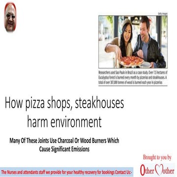How pizza shops, steakhouses harm environment
