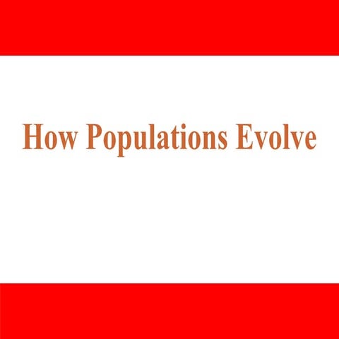 HOW POPULATION EVOLVE IN OUR WORLDS .ppt