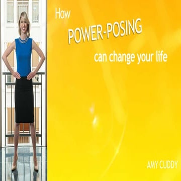 How power-posing can change your life 