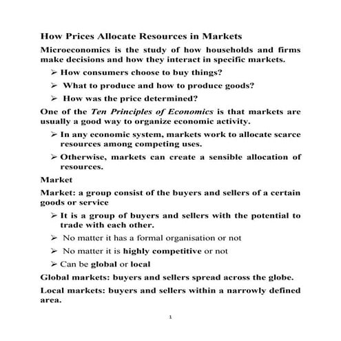 How Prices Allocate Resources in Markets HANDOUT PDF.pdf