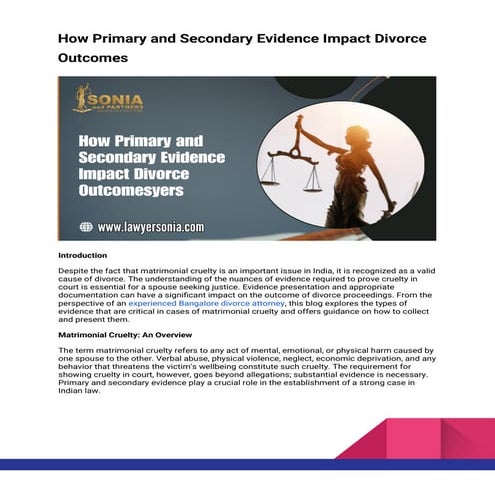 How Primary and Secondary Evidence Impact Divorce Outcomes.docx